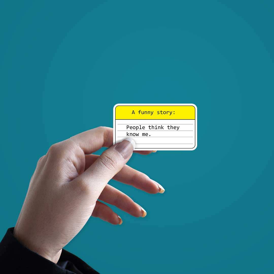 A Funny Story Sticker - Image 3