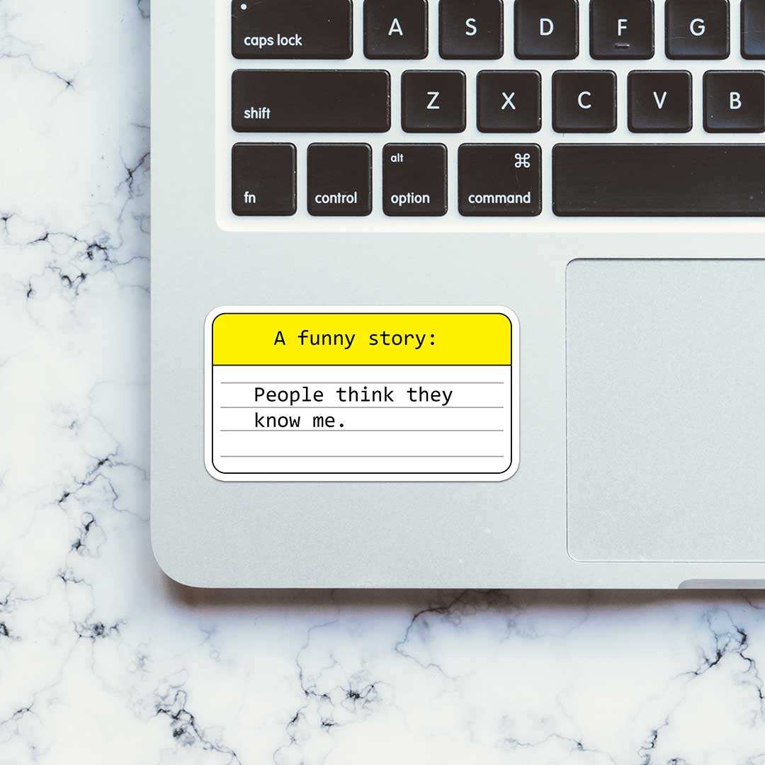A Funny Story Sticker - Image 5