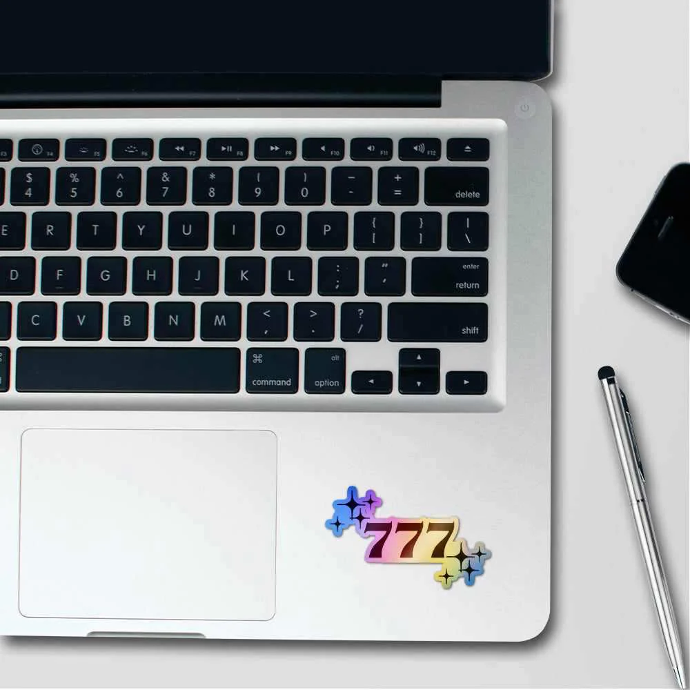 777 Holographic Stickers - Image 3