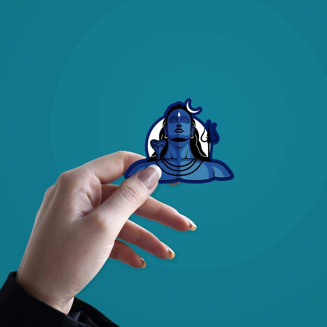 Adiyogi Shiva Sticker - Image 2