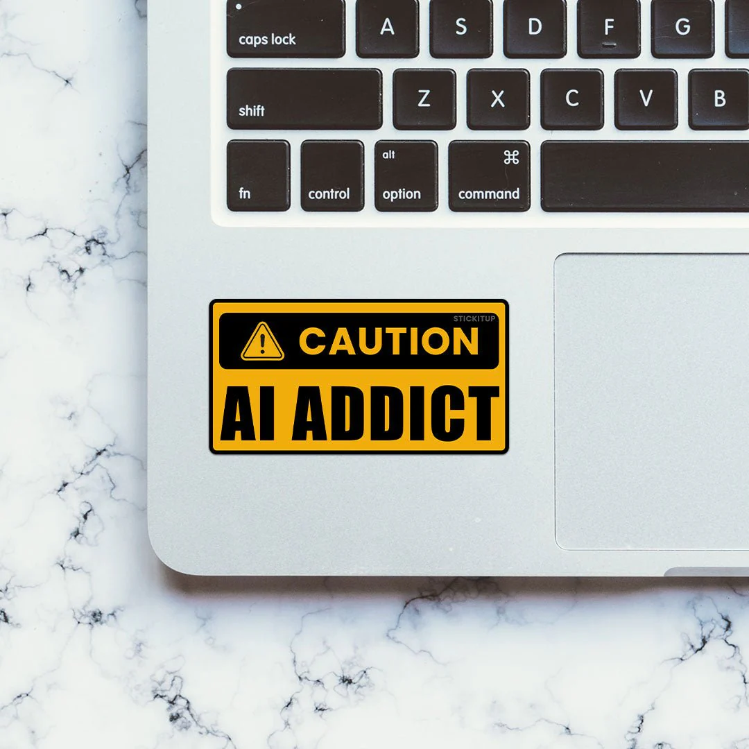 Ai Addict Sticker - Image 3