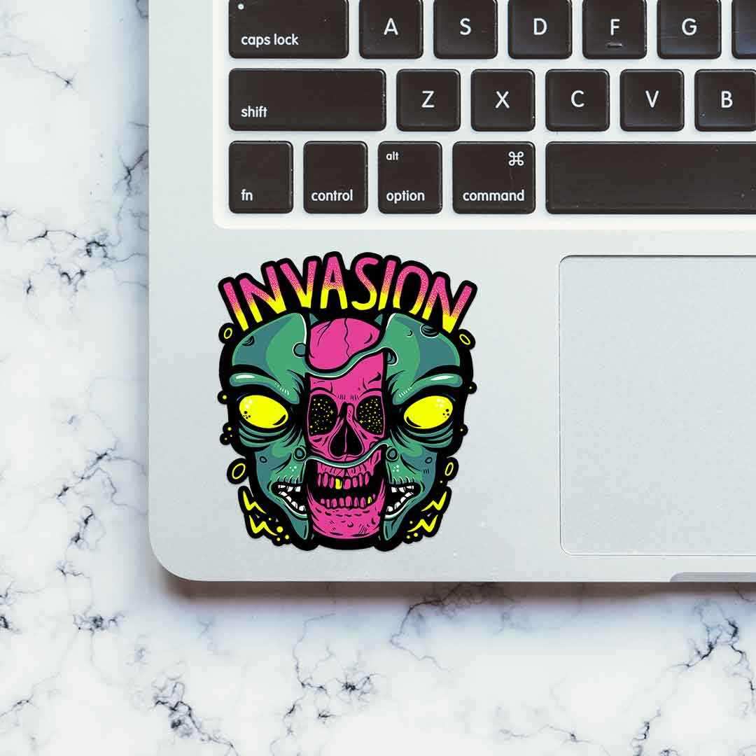 Alien Invasion Sticker - Image 4