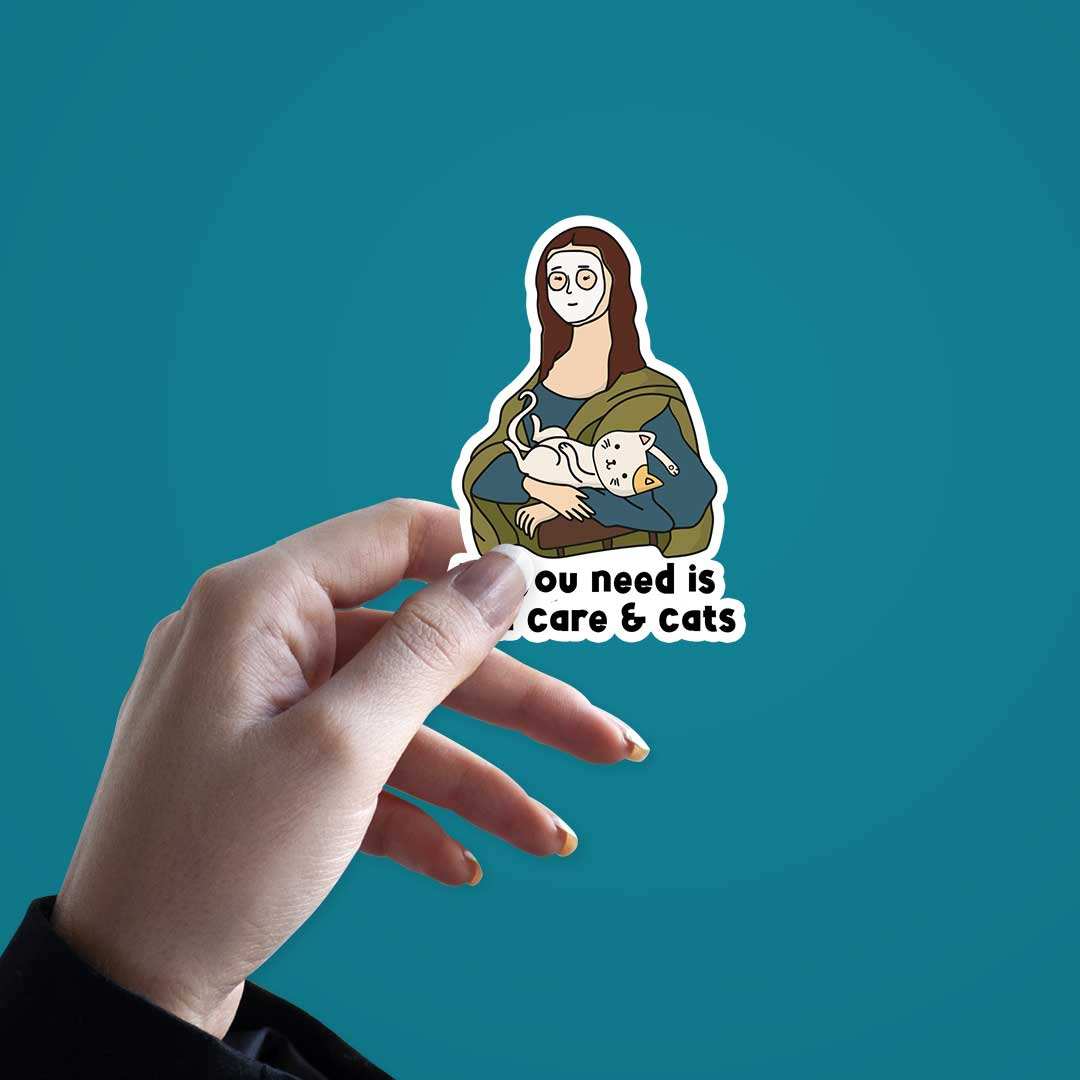 All You Need Is Skin Care & Cat Sticker - Image 3