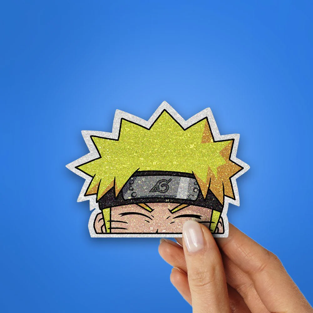 Anime Glitter Sticker - Image 2