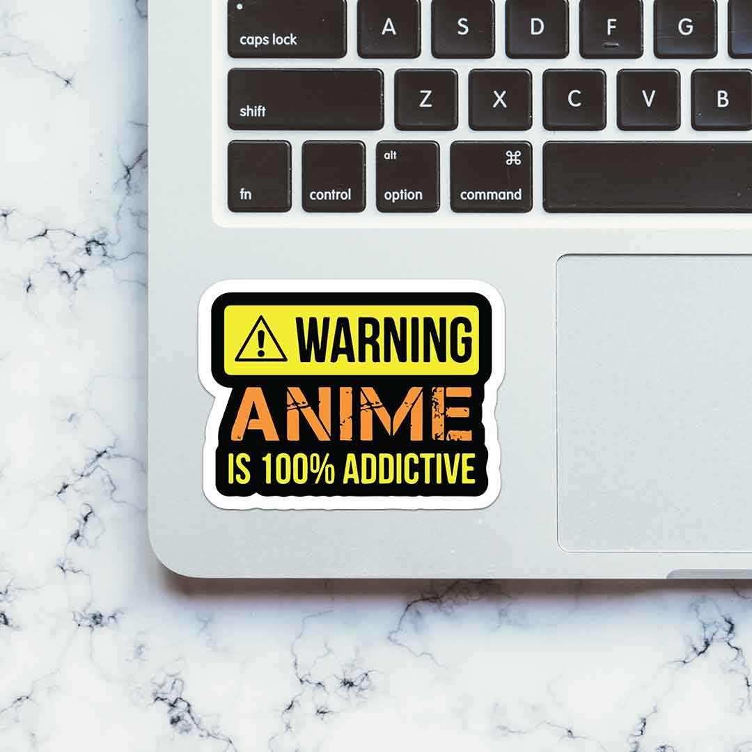 Anime is 100% Addictive Sticker - Image 5