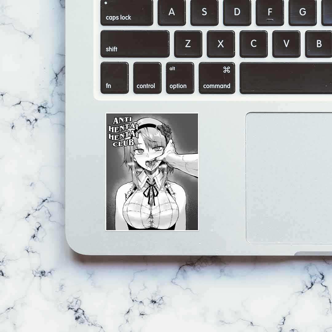 Anti Hentai Hentai Club sticker - Image 4