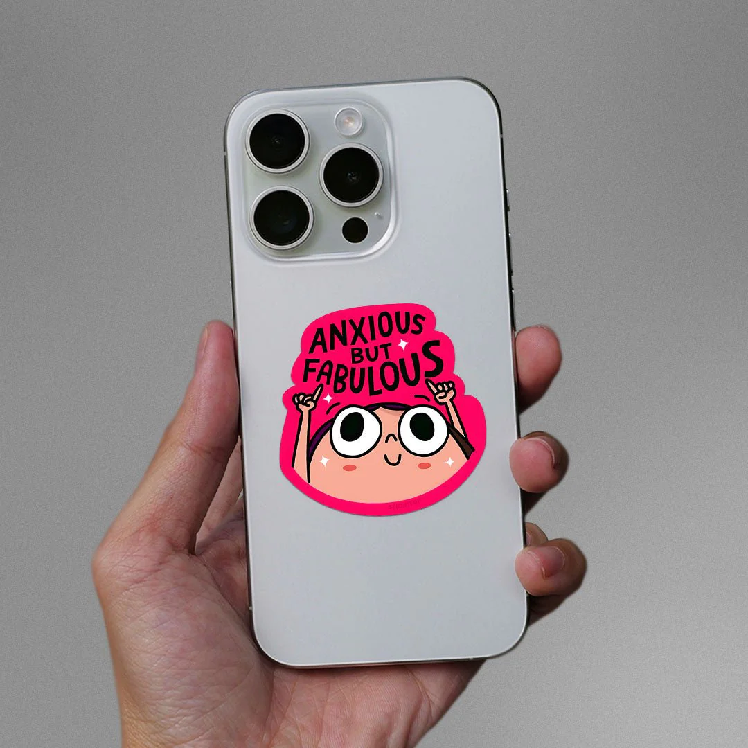 Anxious But Fabulous Sticker - Image 3