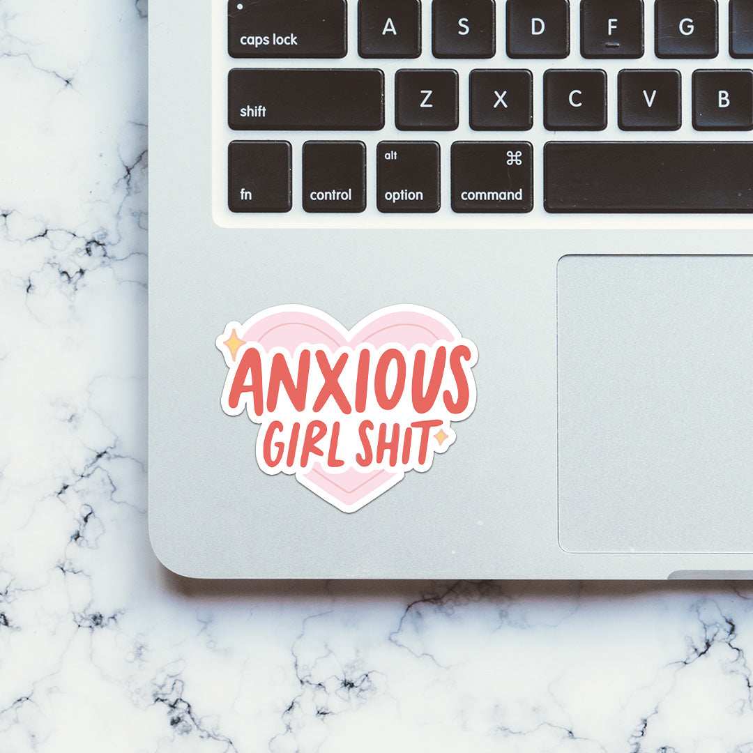 Anxious Girl Shit Sticker - Image 5