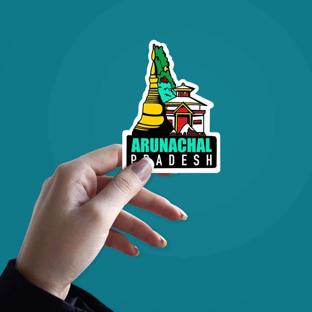 Arunachal Pradesh Sticker - Image 3