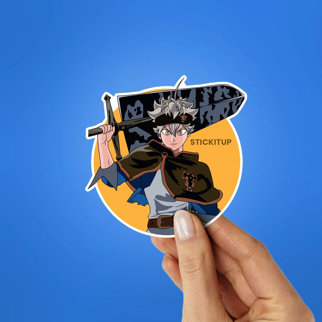 Asta The Warrior Sticker - Image 2