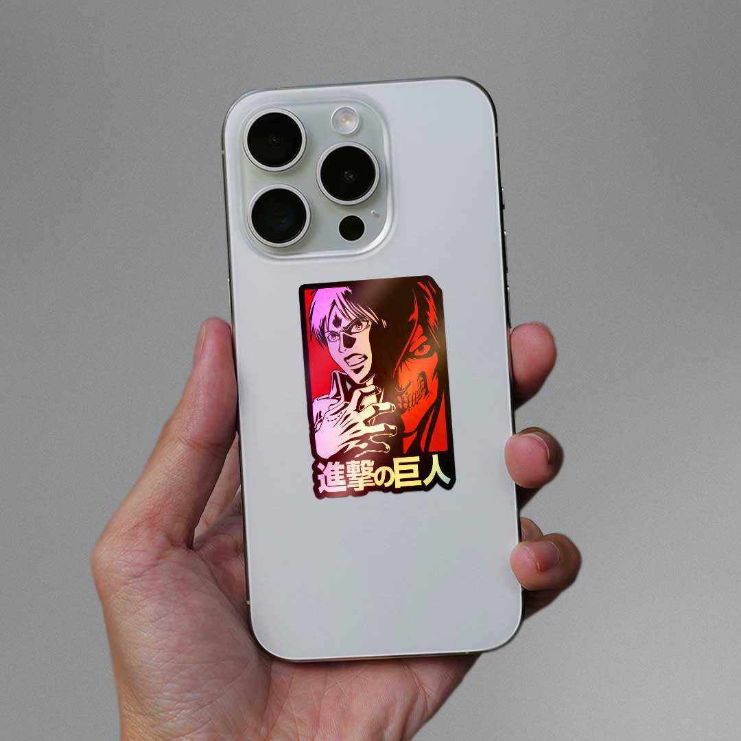 Attack On Titan Holographic Sticker - Image 4
