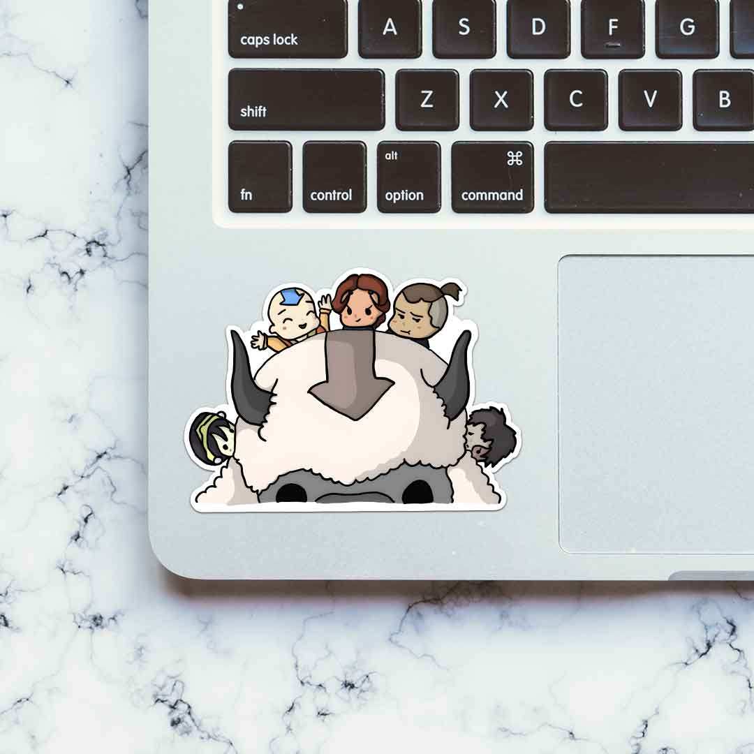 Avatar The Last Air Bender Cute Sticker Sticker - Image 4