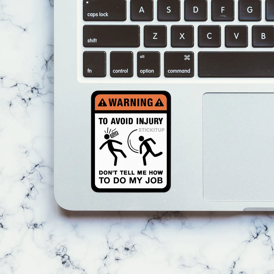 Avoid Injury Sticker - Image 4