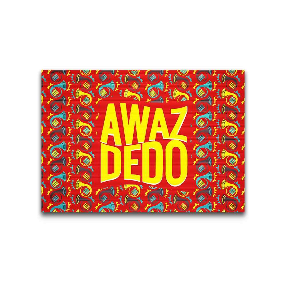 AWAZ DEDO Bumper Sticker - Image 2