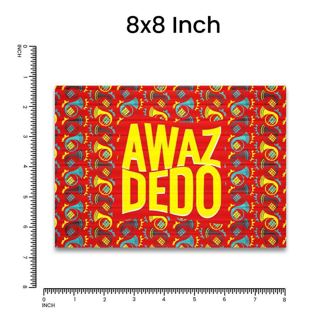 AWAZ DEDO Bumper Sticker - Image 5