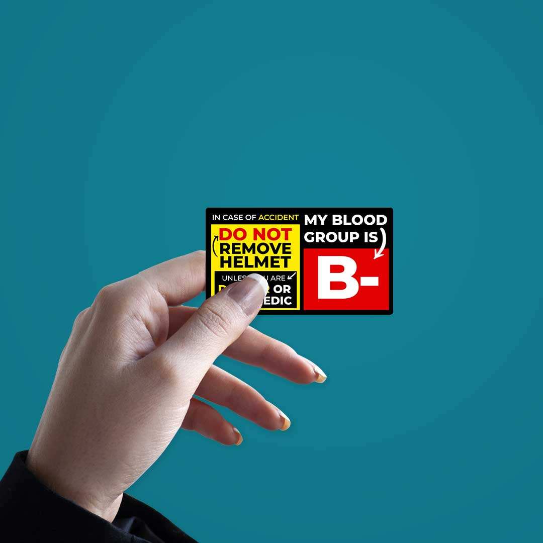 B Negative Sticker - Image 3