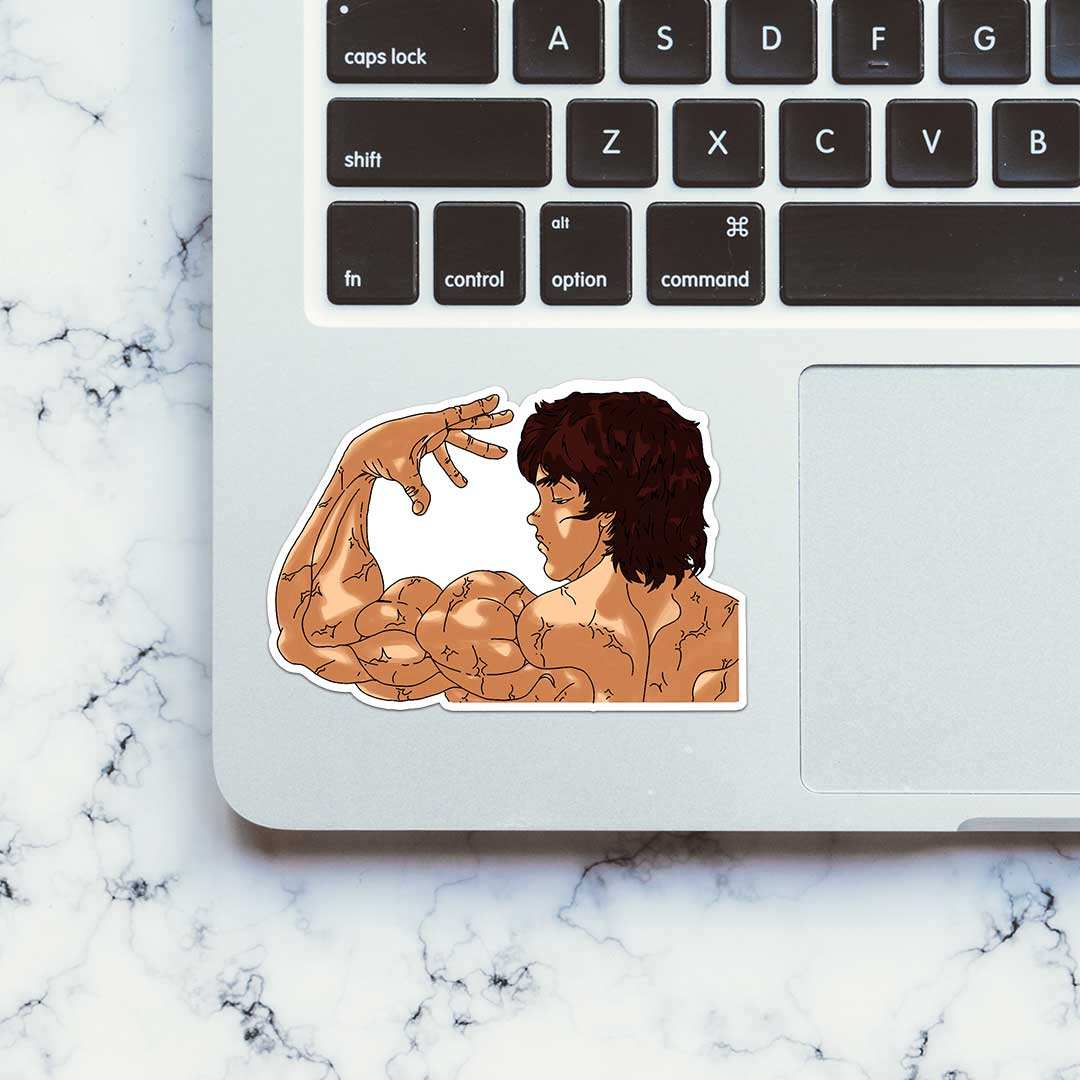 Baki Back Sticker - Image 4