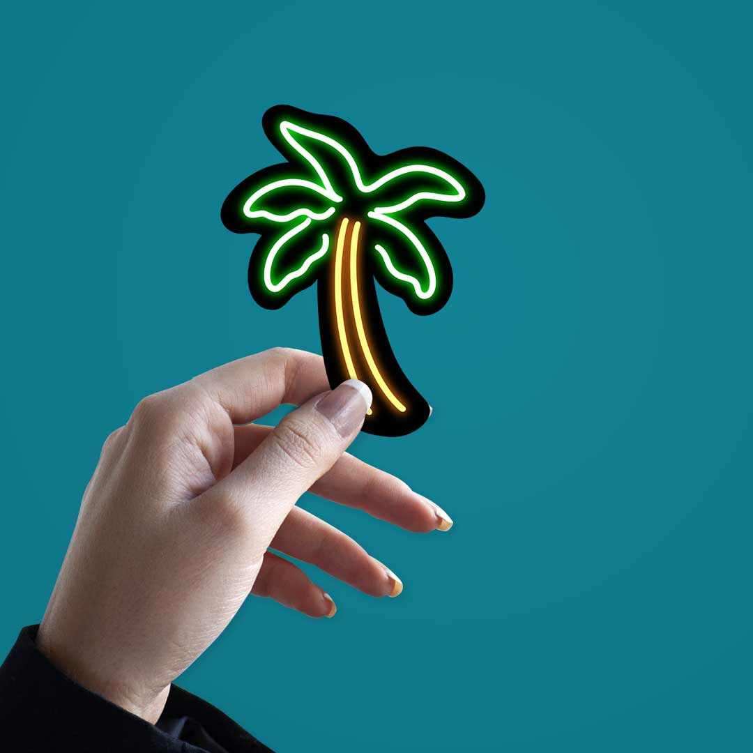 Neon Banyan tree Sticker - Image 2