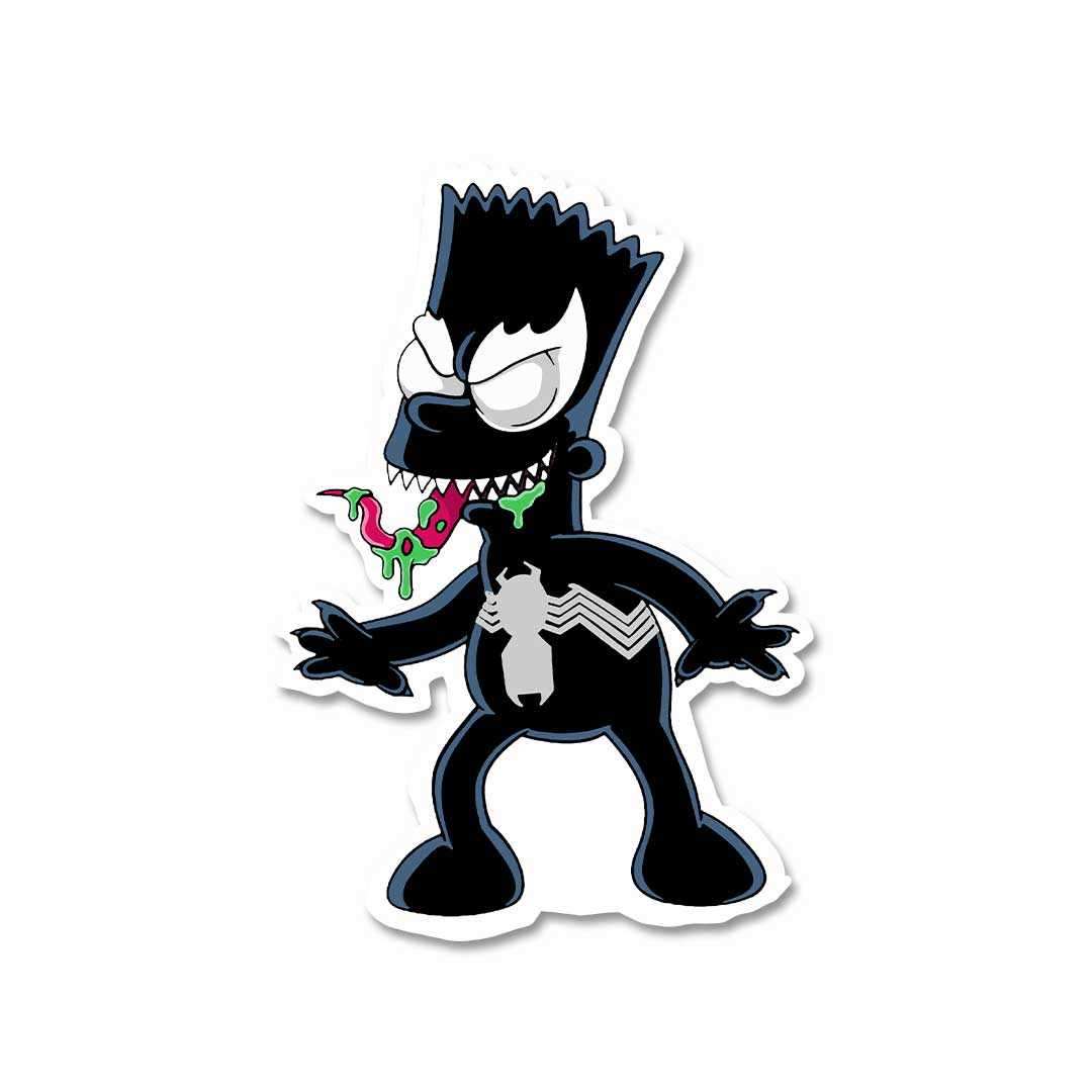 Bart Venom Sticker - Image 2