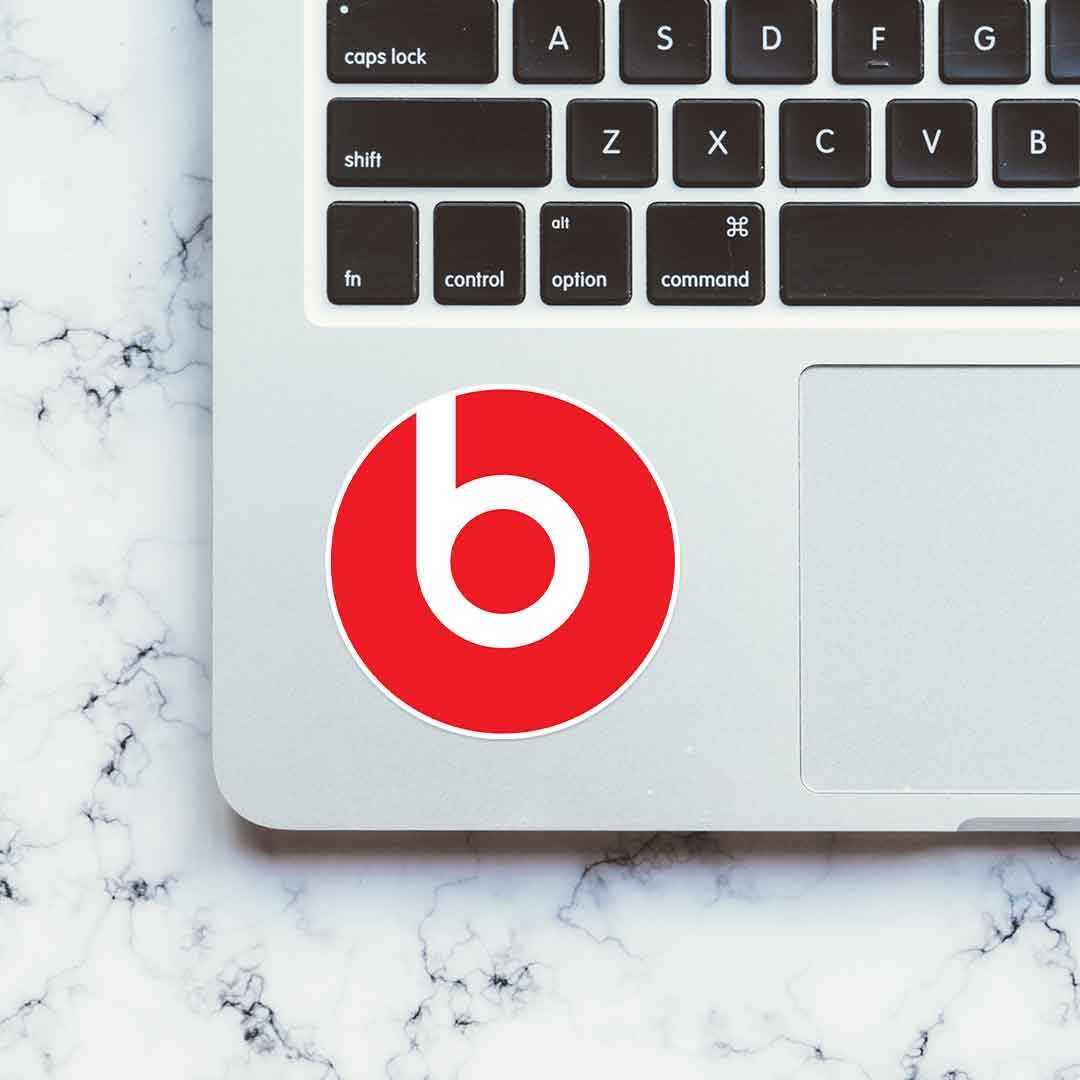 Beats logo Sticker - Image 4