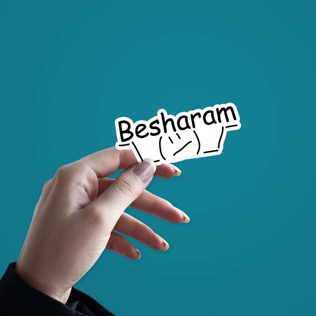 Besharam Sticker - Image 2