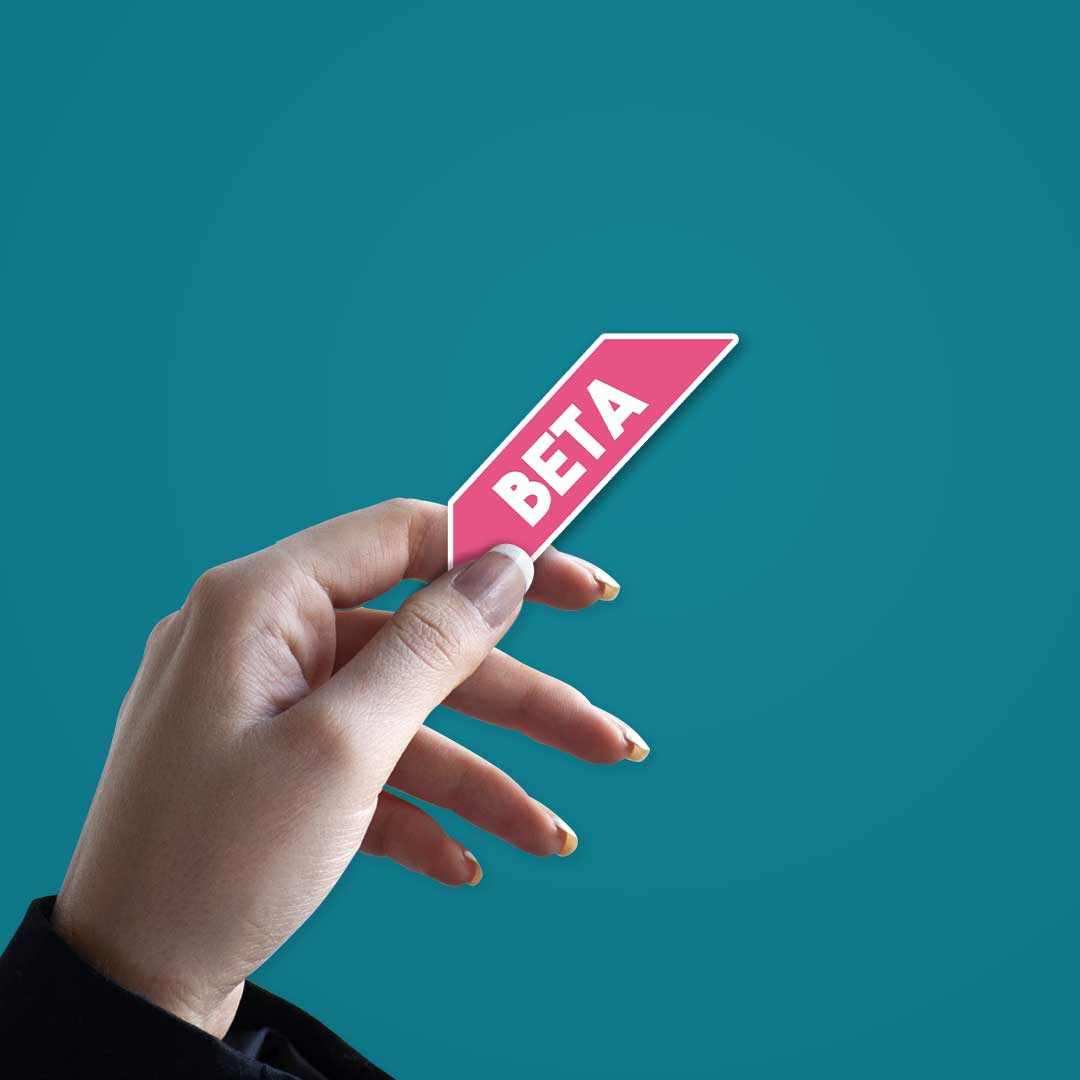 Beta Sticker - Image 2