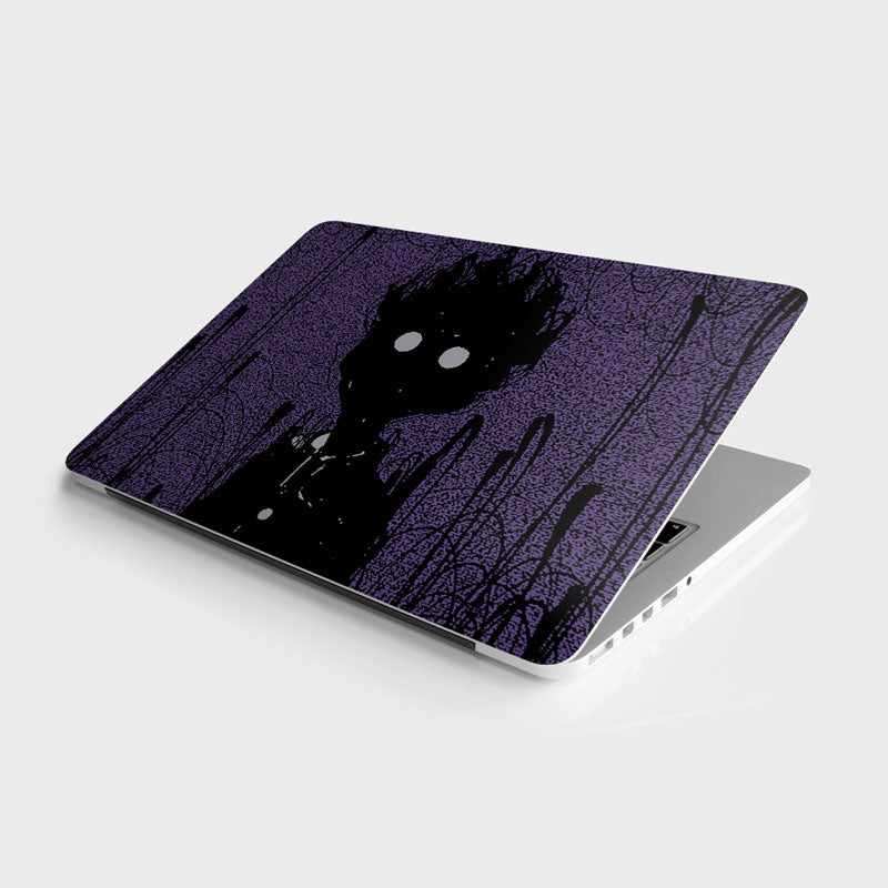 Black Guy with White Eyes Laptop Skin - Image 2