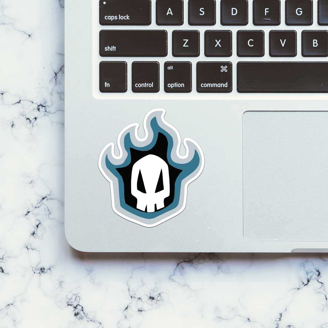 Bleach Skull Sticker - Image 4