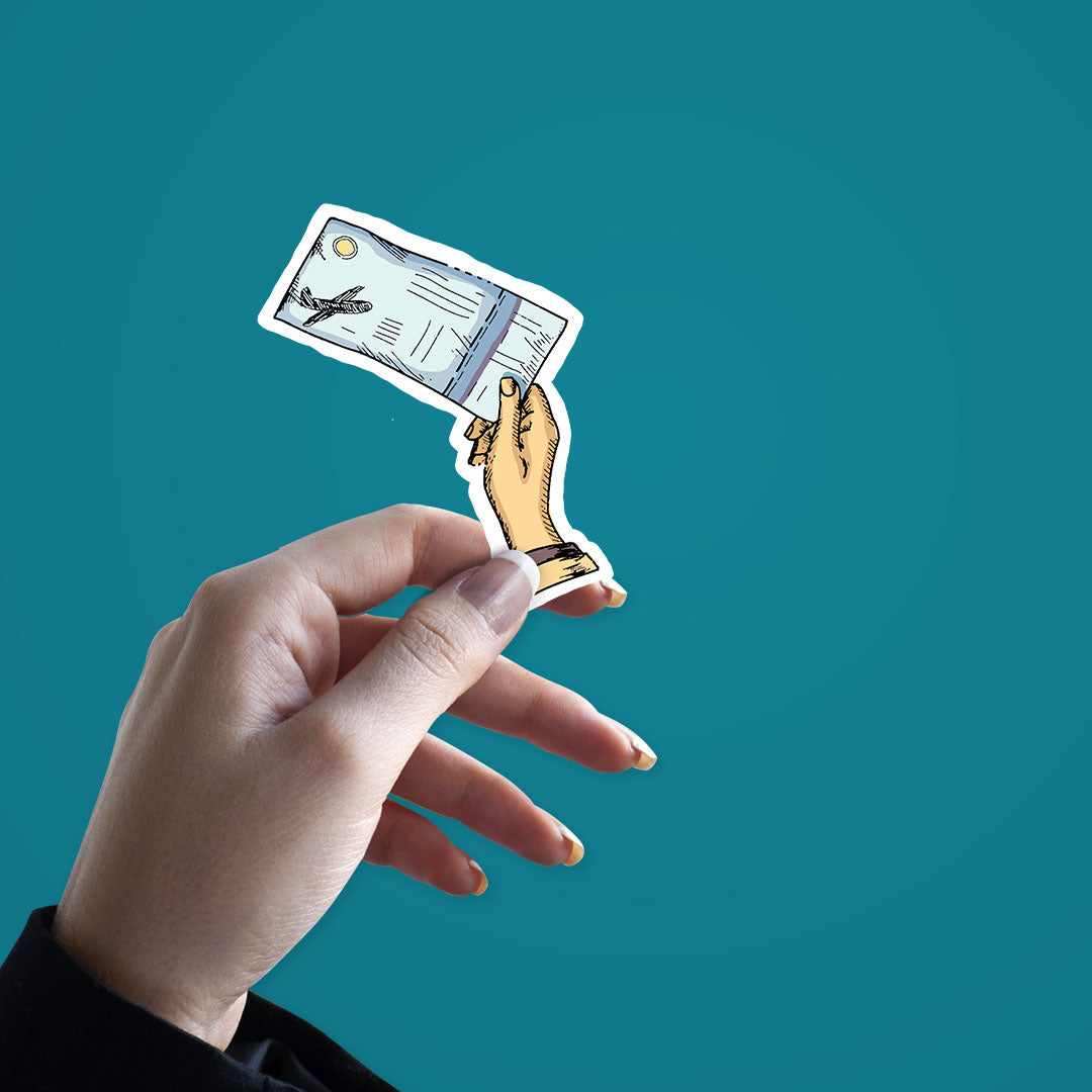 Boarding Pass V3 Sticker - Image 3