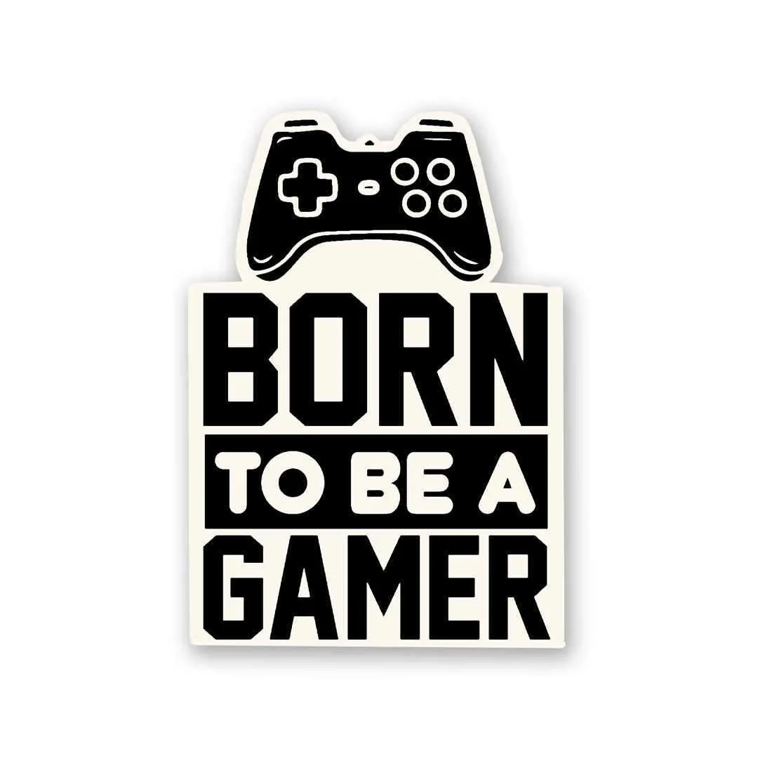 Born To Be Gamer Sticker - Image 2