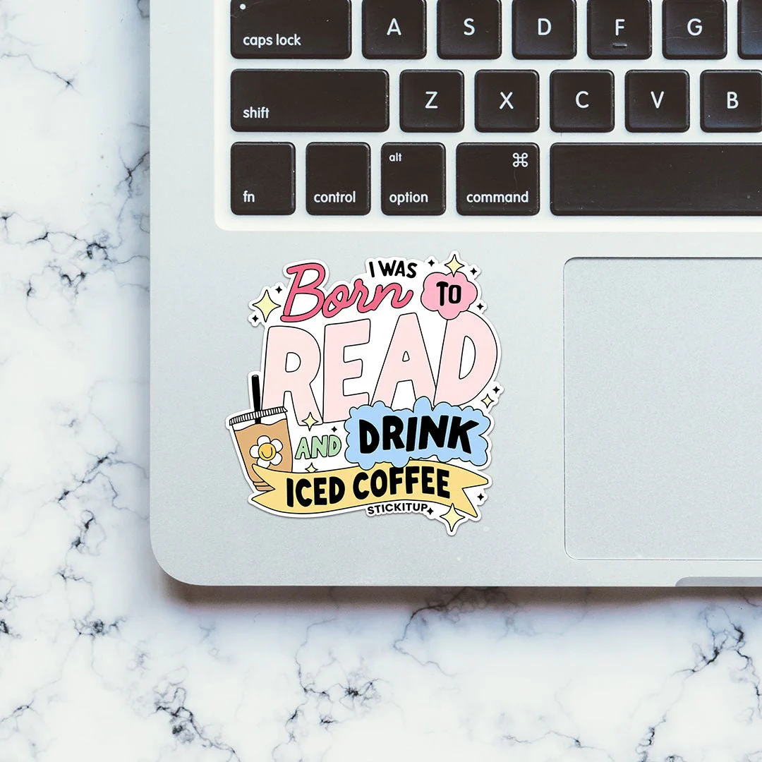 Born To Read Sticker - Image 4