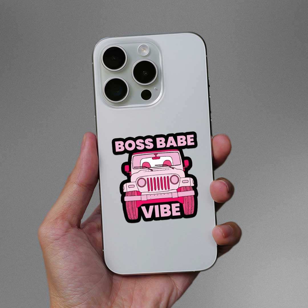 Boss Babe Vibe Sticker - Image 3