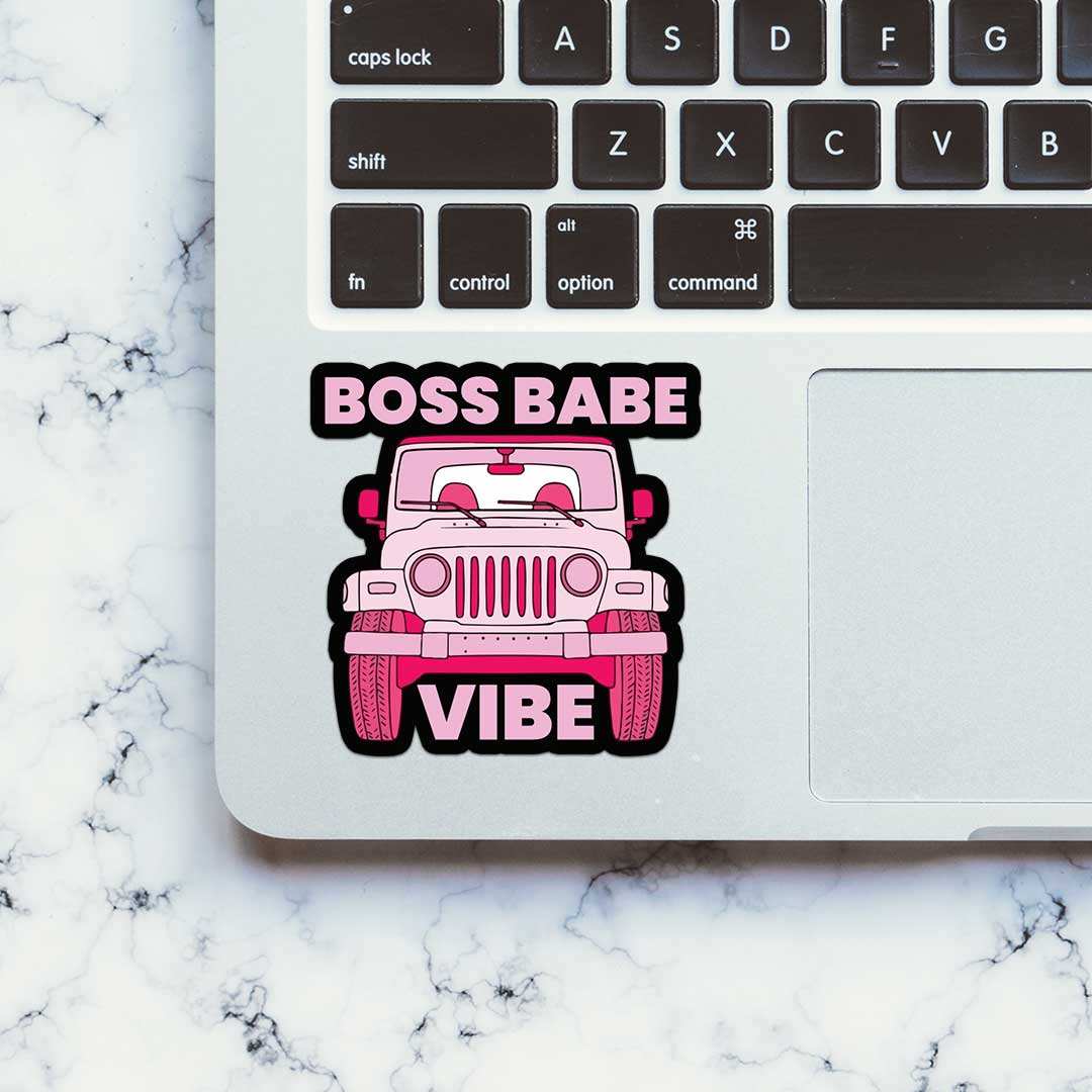 Boss Babe Vibe Sticker - Image 4