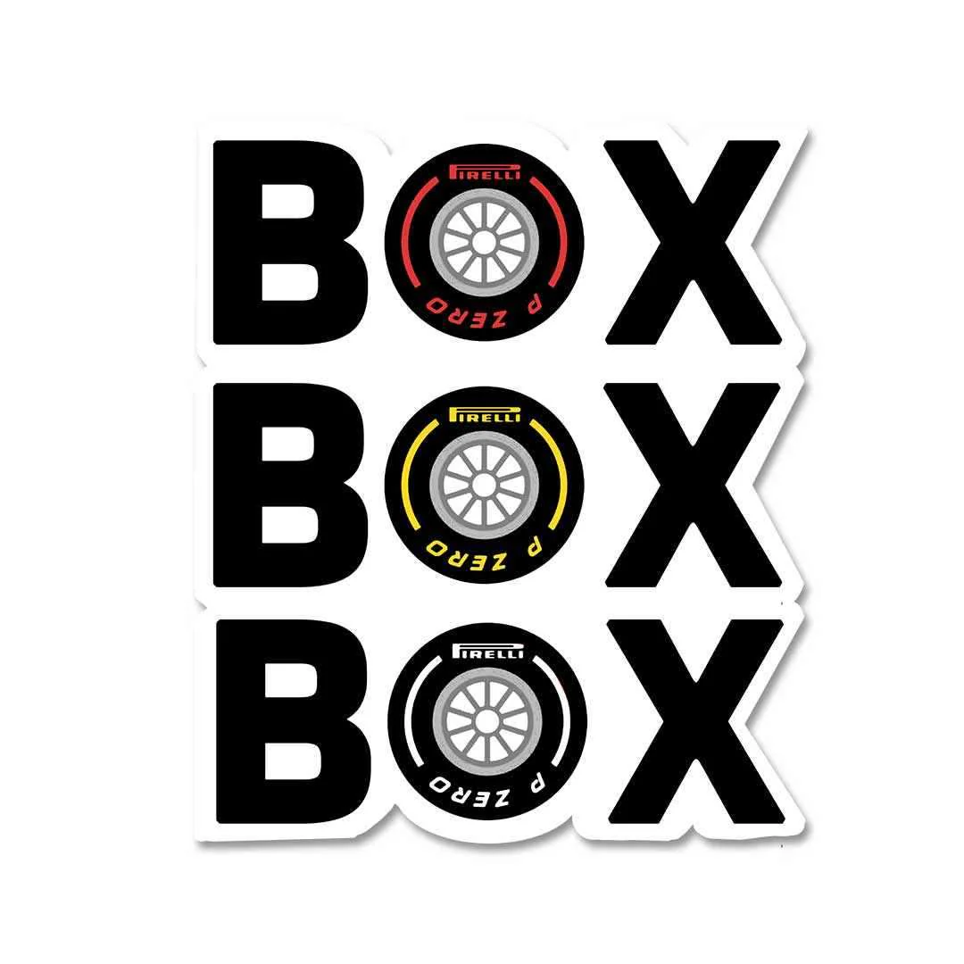 BOX BOX BOX Sticker - Image 2