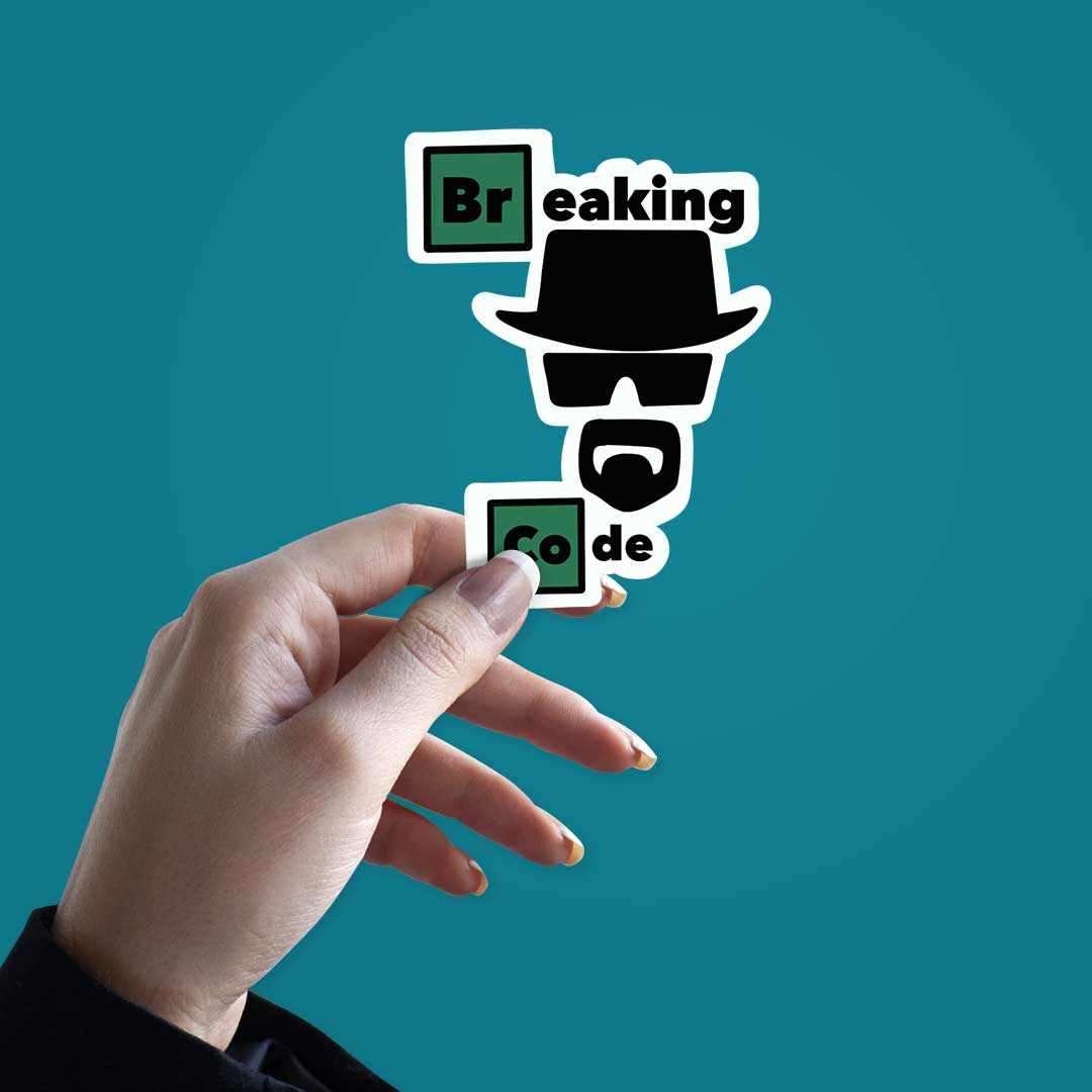 Breaking Code Sticker - Image 3