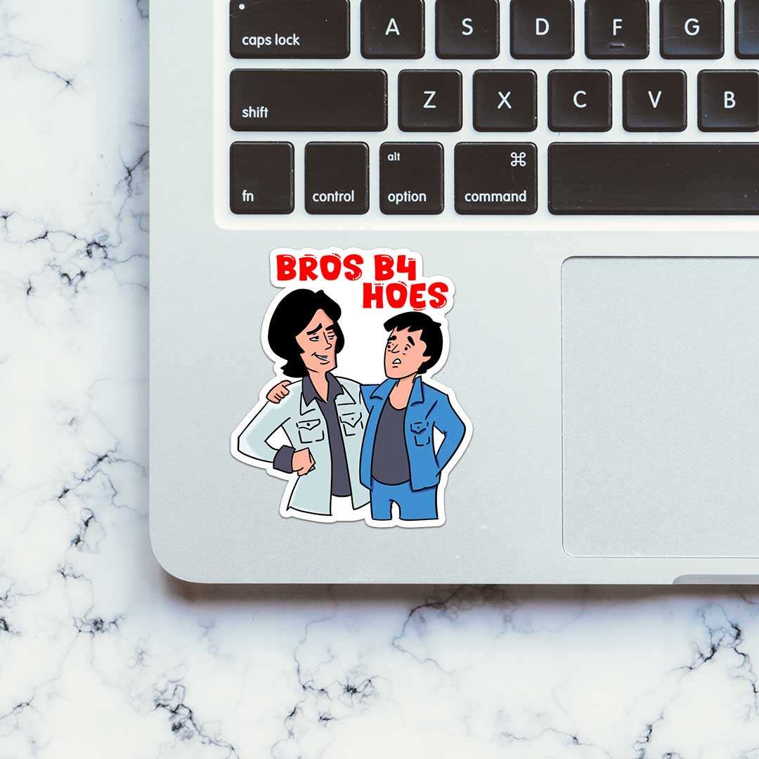 Bros B4 Hoes Sticker - Image 4