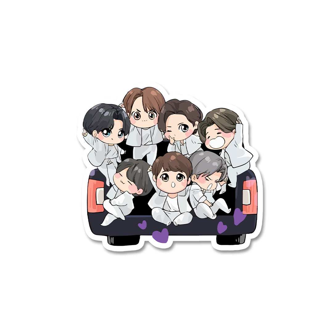 BTS Chibi Army Sticker - Image 2