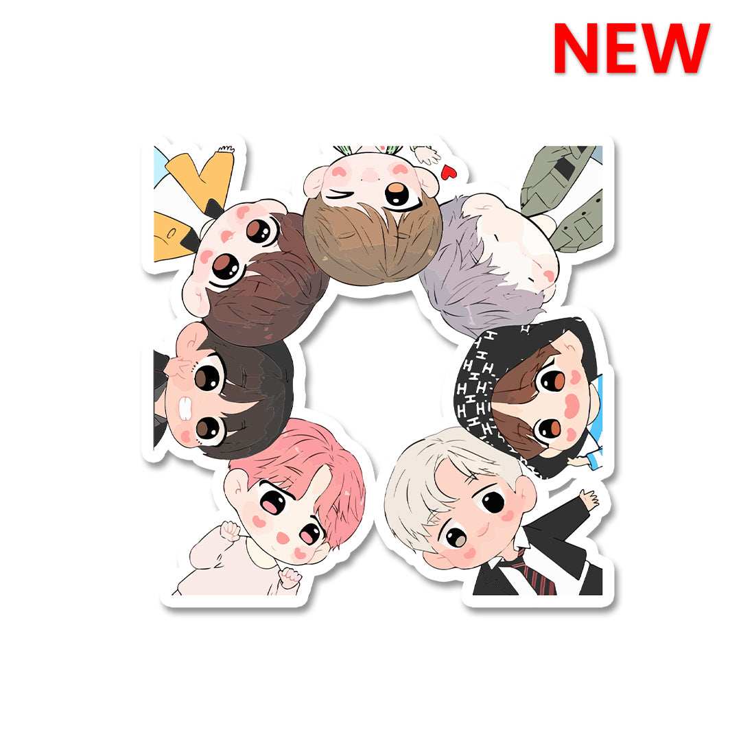 Bts Chibi Sticker - Image 2