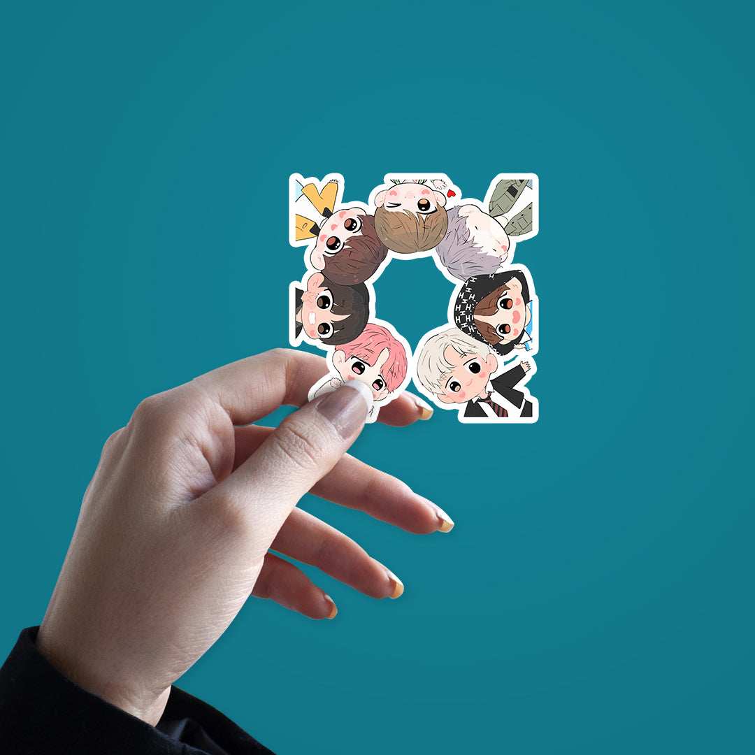 Bts Chibi Sticker - Image 3