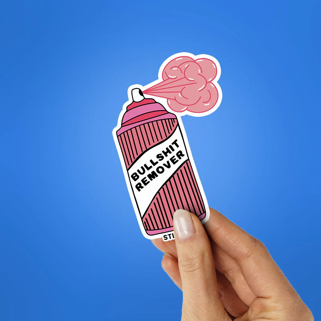 Bullshit Remover 1.0 Sticker - Image 2