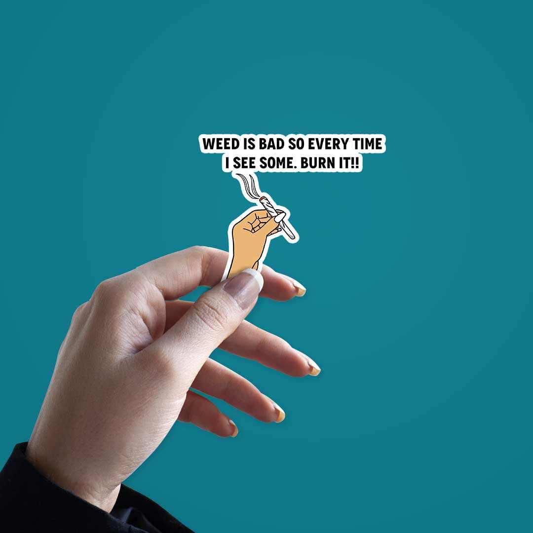 Burn It When You See It Sticker - Image 3