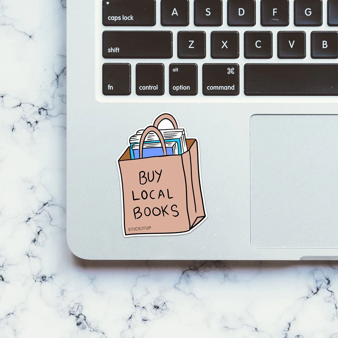 Buy Local Books Sticker - Image 4