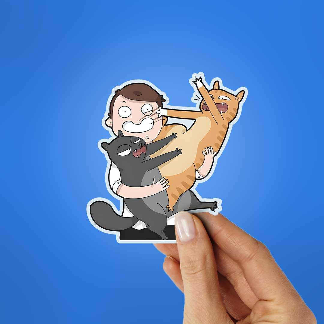 Cat Parent Sticker - Image 2