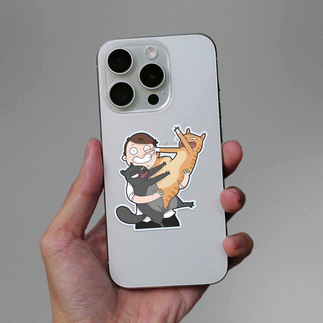 Cat Parent Sticker - Image 3
