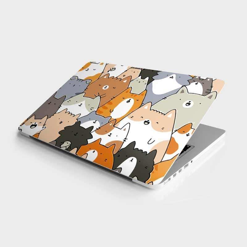 Cat Pattern Laptop Skin - Image 2