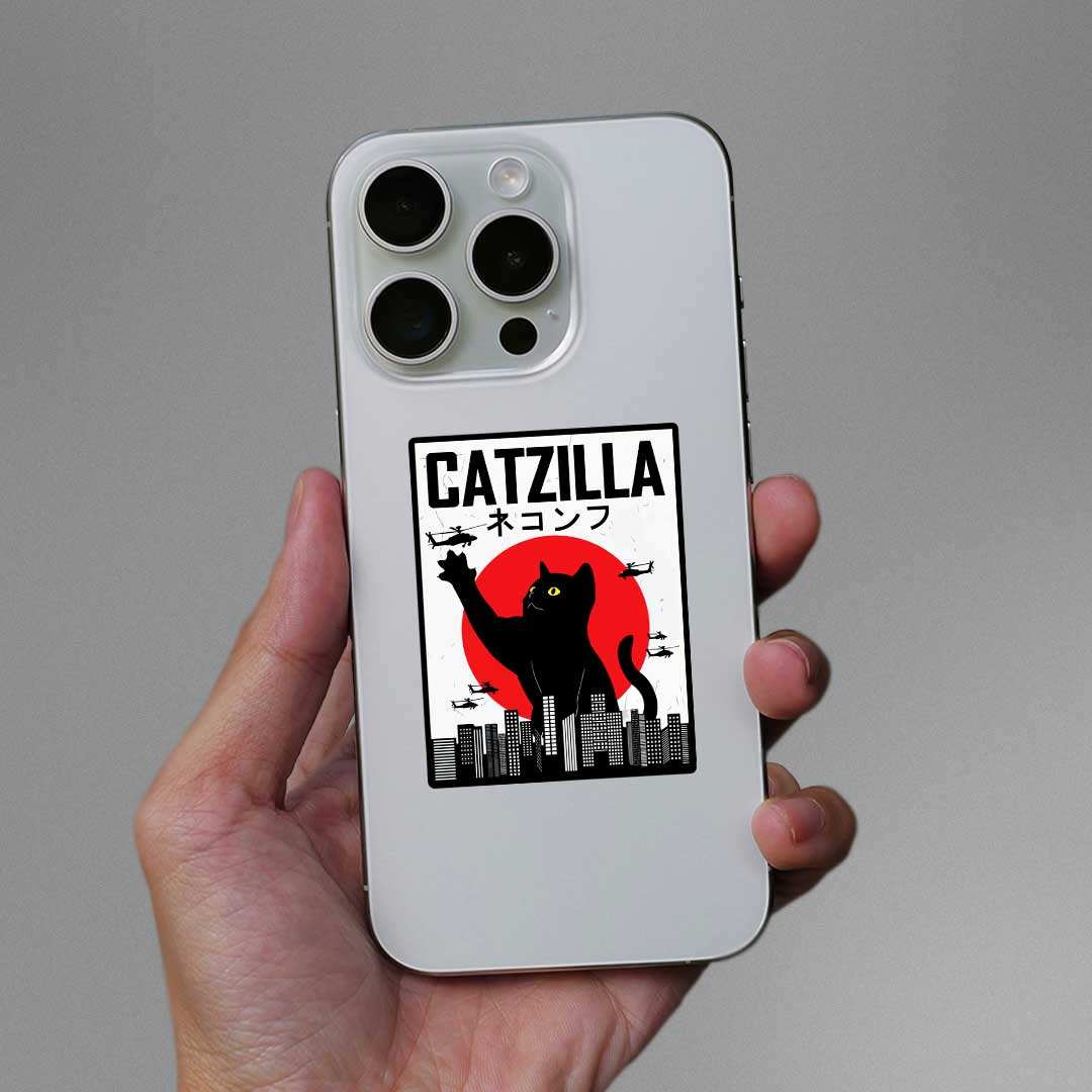 Catzilla Sticker - Image 3