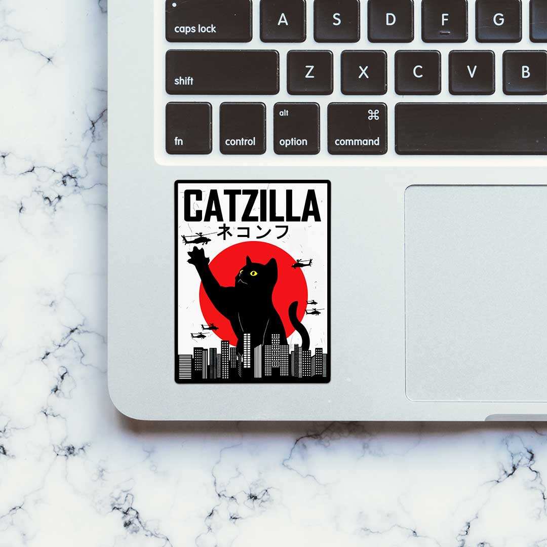 Catzilla Sticker - Image 4