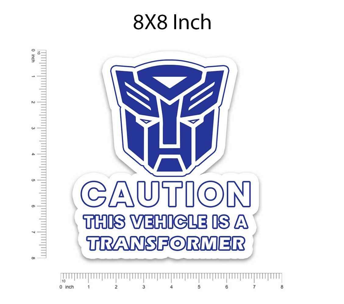 This Vehicle is a Transformer Bumper Sticker - Image 5