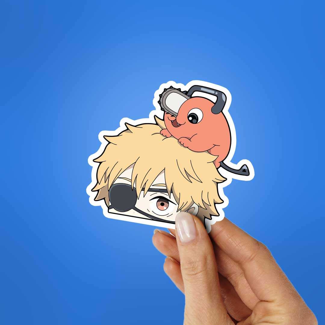 Chainsaw Man Chibi Sticker - Image 2