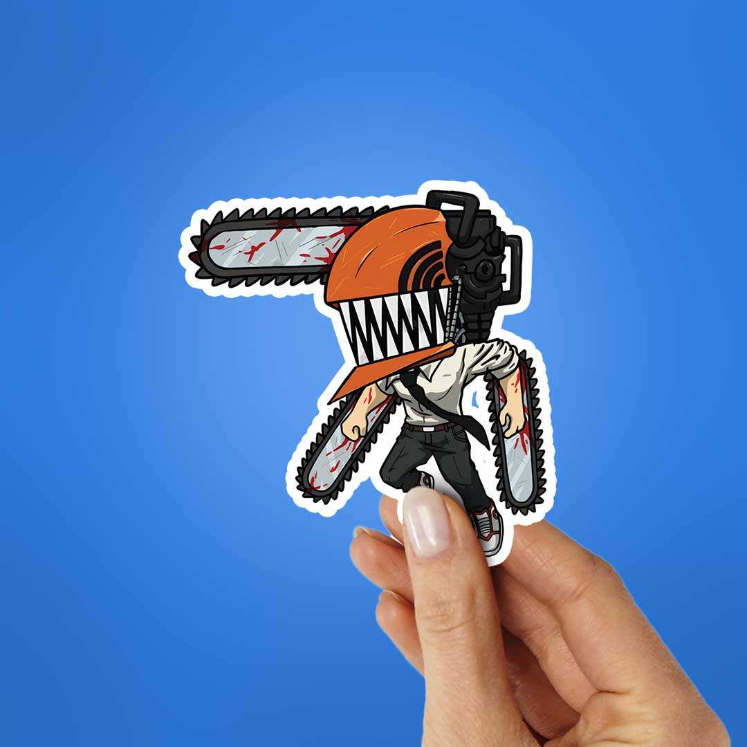 Chainsaw man Sticker - Image 2